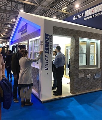 Visit Stand M216 at Homebuilding & Renovating Show, Harrogate! Featuring Arched Legacy uPVC Sliding Sash Window, 3-in-1 Legacy uPVC Sliding Sash Window