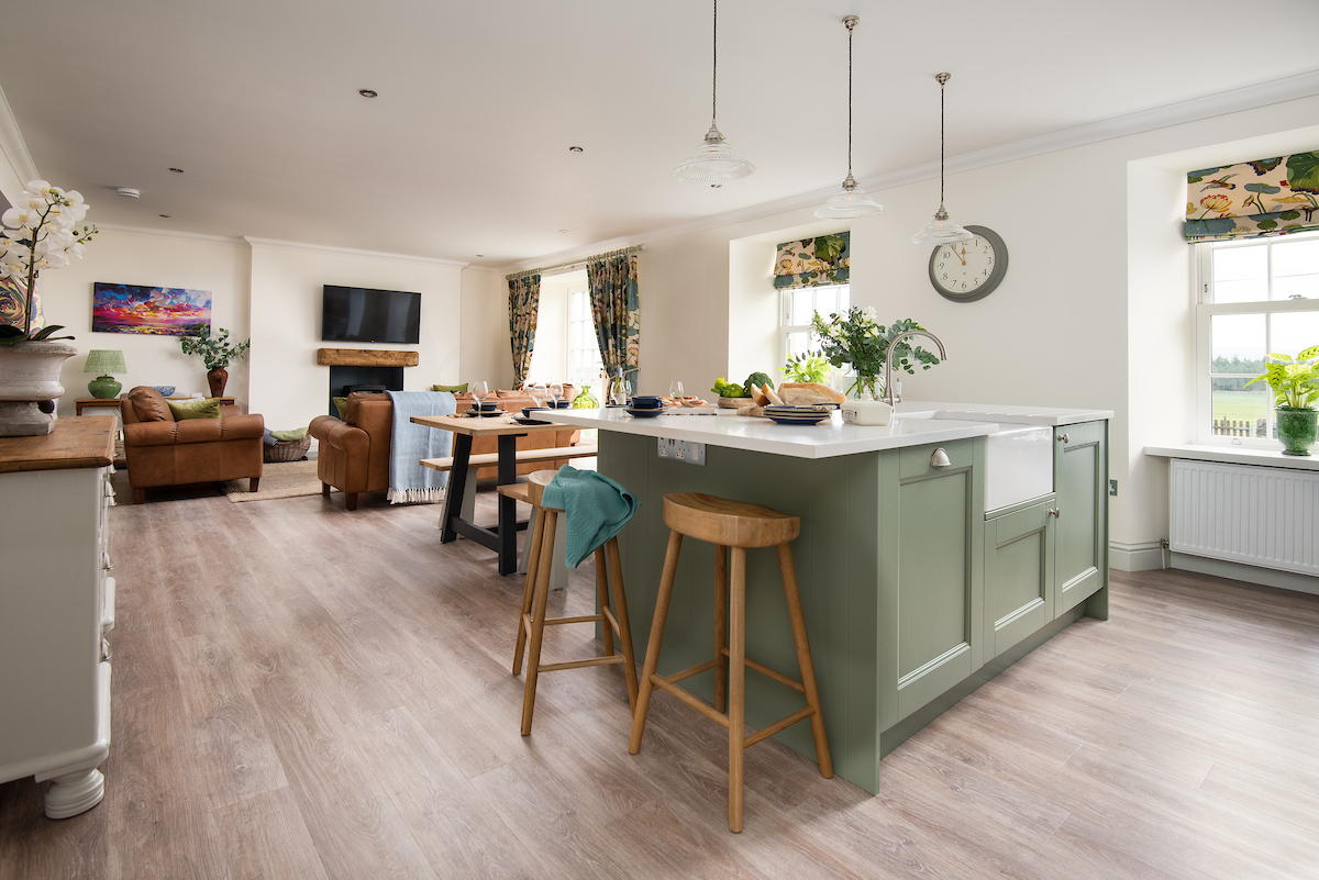 uPVC sash windows and French doors from Quickslide enhance the look and function of a Kelso holiday cottage