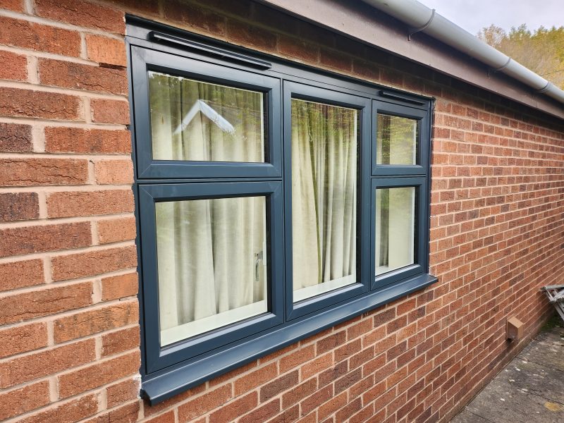 Various sill options shown for aluminium casement windows, offering durability and style