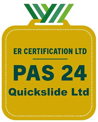 Quickslide PAS24 licence