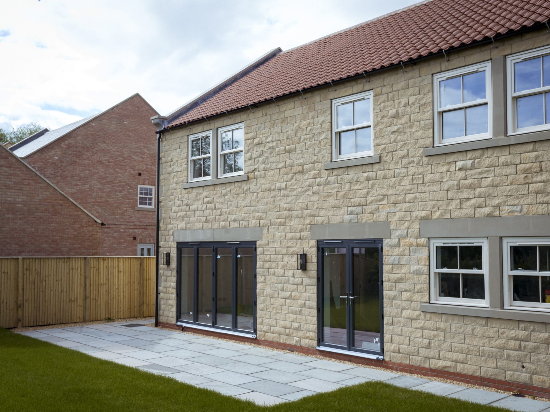 Customisable colour options for aluminium residential doors to suit any home style