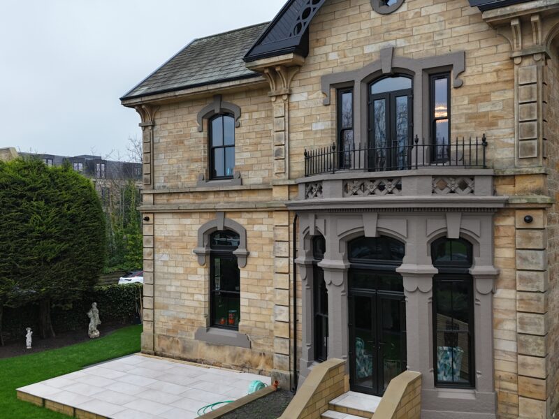 Heritage-style sliding sash windows improving kerb appeal of Yorkshire property