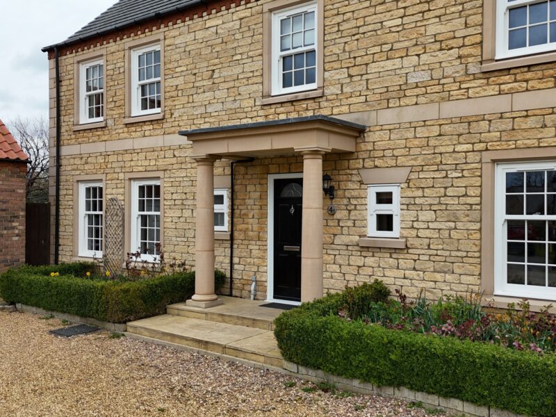 Replacement sash windows approved for conservation area maintaining original property character