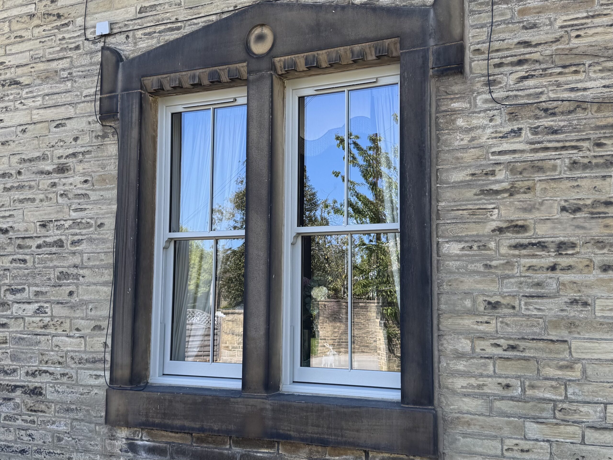 Yorkshire period home fitted with Quickslide uPVC sliding sash windows