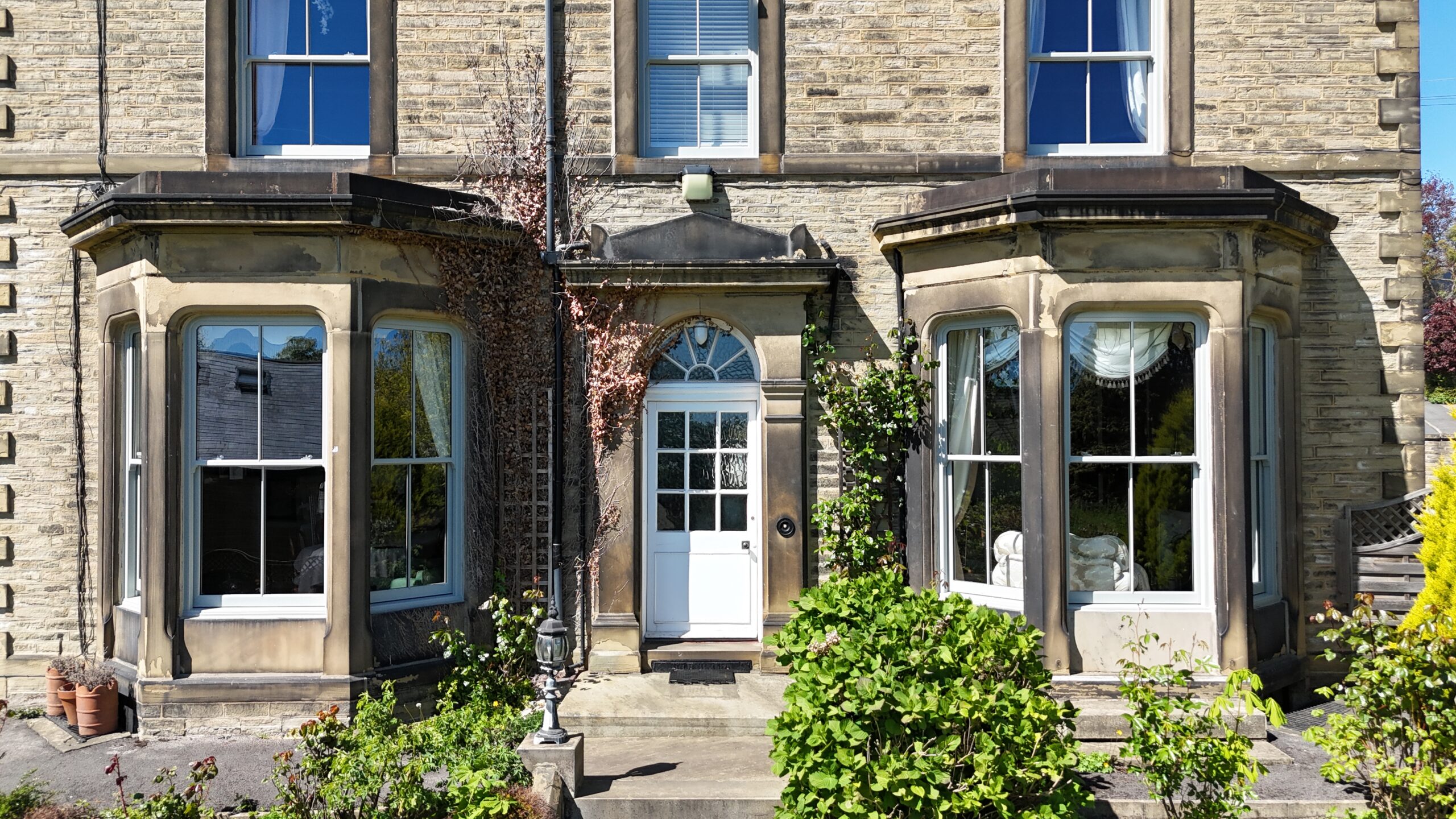 Yorkshire period home fitted with Quickslide uPVC sliding sash windows